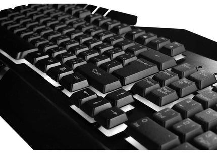 Porodo Metal Frame Gaming Keyboard - Black