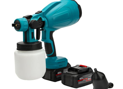 Cordless Portable HVLP Paint Spray Gun 48V
