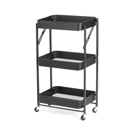 Metal and Plastic Storage Trolley