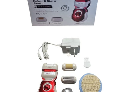 3 in 1 Epilator Shaver