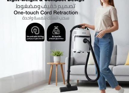 Green Lion 2 In 1 Vacuum Cleaner - White