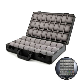 48 Slots Aluminum Watch Storage Case