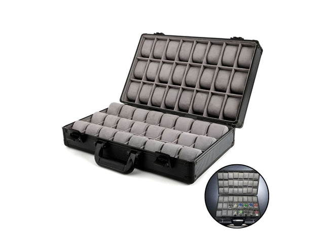 48 Slots Aluminum Watch Storage Case