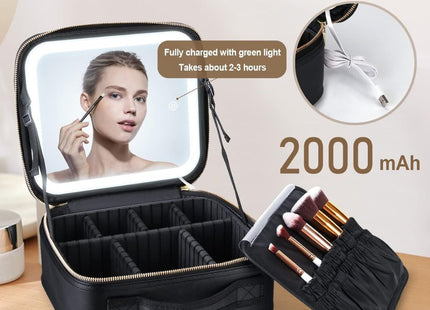 LED Makeup Mirror Handheld Makeup Box