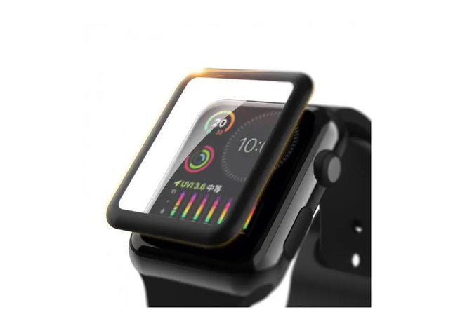 Green Lion 3D HD Glass Screen Protector for Apple Watch 45mm - Black