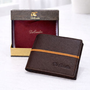 DeCardin Elegant Bi-Fold Leather Wallet