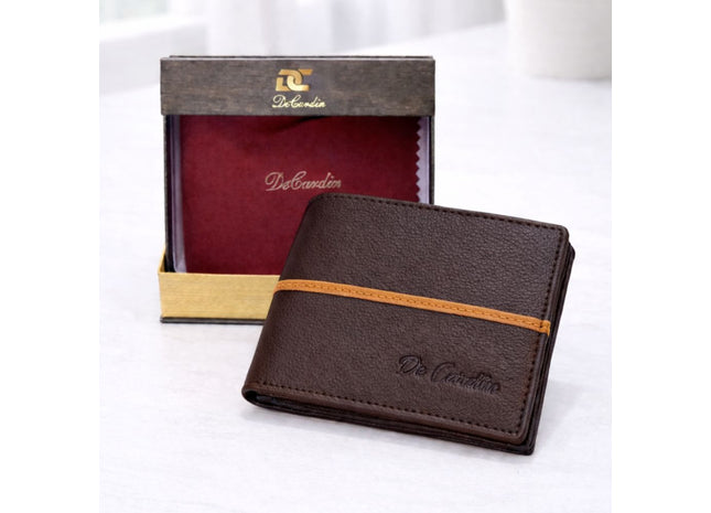 DeCardin Elegant Bi-Fold Leather Wallet