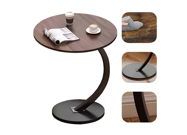 C Shaped Coffee Table