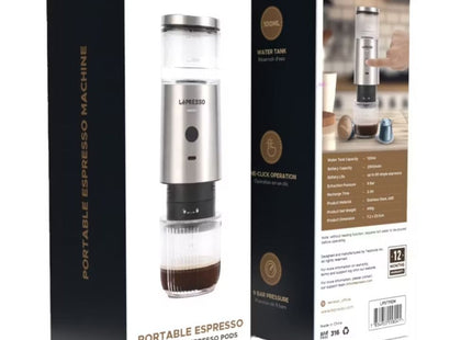 LePresso Stainless Steel Portable Espresso Maker