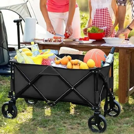 Green Lion Folding Wagon Cart - Heavy-Duty, Durable, and Compact Carrying Solution