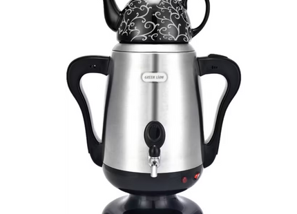 Green Lion Electric Samovar - Silver