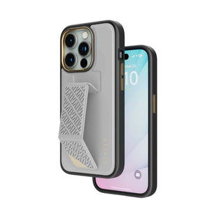 Levelo Morphix Cuero Gripstand Case For iPhone 15 Pro