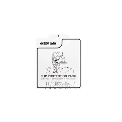 Green Lion Flip Protection Pack for Z Flip 6 - Clear