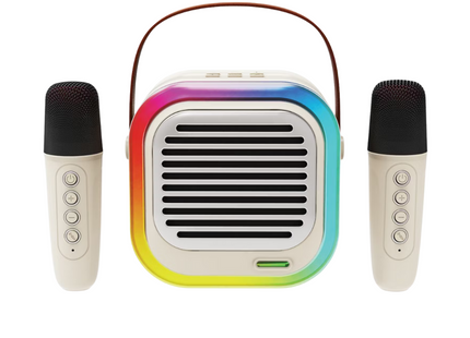 Green Lion Duet Echo Karoke Speaker -Beige