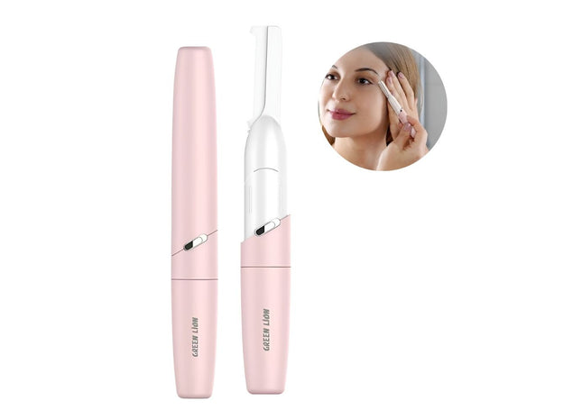 Green Lion Eyebrow  Hair Trimmer - Pink