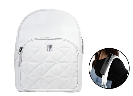 Levelo Albino Ladies Backpack – White