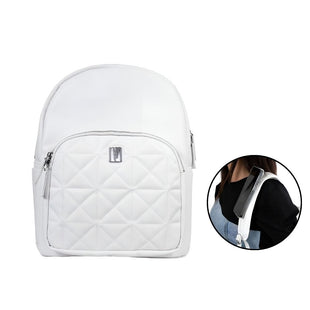 Levelo Albino Ladies Backpack – White