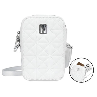 Levelo Albino Ladies Phone Pouch – White