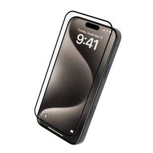 Levelo 3D Resin Glue High Silicone Aluminum Glass HD Screen Protector For iPhone 16 Plus - Clear