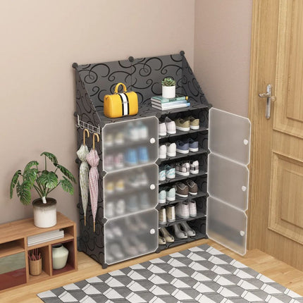 2column 7layer Shoe cabinet