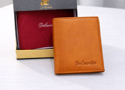 DeCardin Premium Bi-Fold Leather Wallet for Men