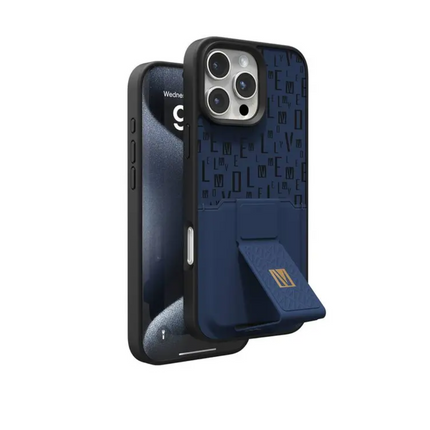 Levelo Morphix Gripstand Case with Cardholder for iPhone 16 Pro