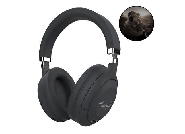Pawa Tranquil ANC Over-Ear Wireless Headphones – Black