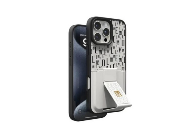Levelo Morphix Gripstand Case With Cardholder For iPhone 16 Pro Max