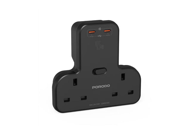 Porodo Multi-Port Wall Socket 
