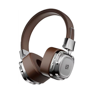 Porodo Soundtec Vintage Wireless ENC Headphones – Brown/Silver