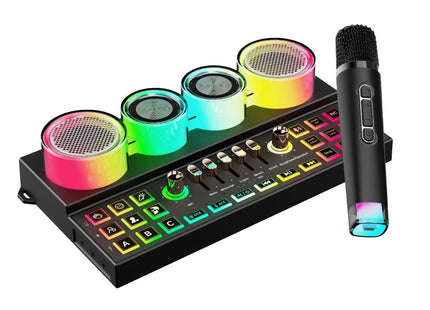 Porodo Soundtec Multi-Platform Audio Mixer and Speaker