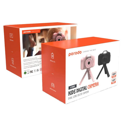 Porodo Lifestyle Kids Focus Camera with Tripod Stand 1000mAh