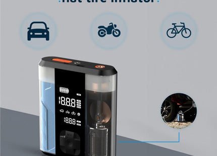 Portable Tire Inflator & Power Bank 