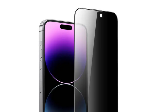 Green Lion 9H Steve Privacy Screen Protector for iPhone 15 Pro - Black