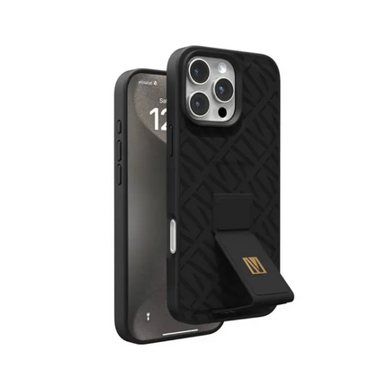 Levelo Morphix Cuero Gripstand Case For iPhone 16 Pro