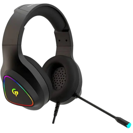 Porodo Gaming E-Sports High Definition RGB Headphone - Black