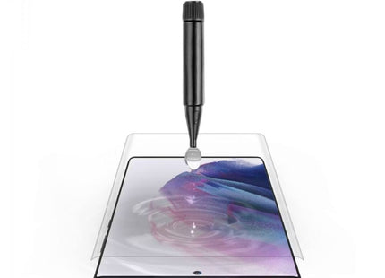 Green 3D Curved Round Edged Glass Screen Protector for Samsung Galaxy S22 Plus - Clear