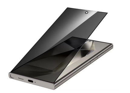 Green Lion 9H Privacy Shield fingerprint Unlock Privacy Glass - S24 Ultra Black