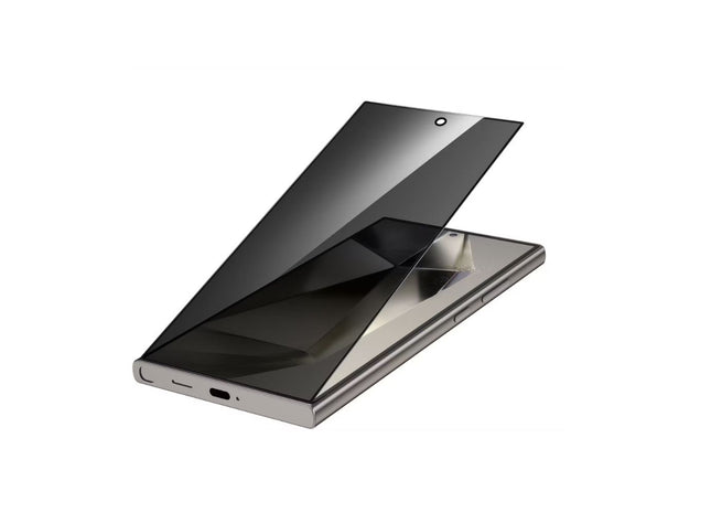 Green Lion 9H Privacy Shield fingerprint Unlock Privacy Glass - S24 Ultra Black