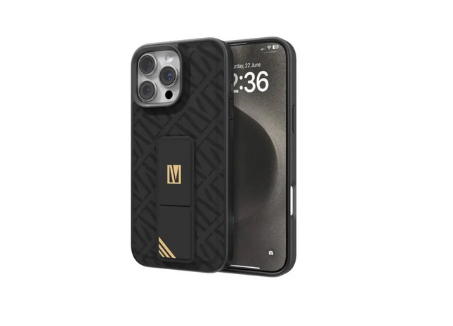 Levelo Morphix Cuero Gripstand Case For iPhone 16 Pro