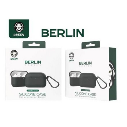 Green Lion Berlin Series Silicone Case for Airpods 3 - Black