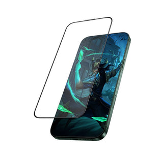 Green Lion 3D Silicone Plus Advanced Privacy Edge Glass for iPhone 16 Plus - Black