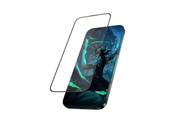Green Lion 3D Silicone Plus Advanced Privacy Edge Glass for iPhone 16 Plus - Black