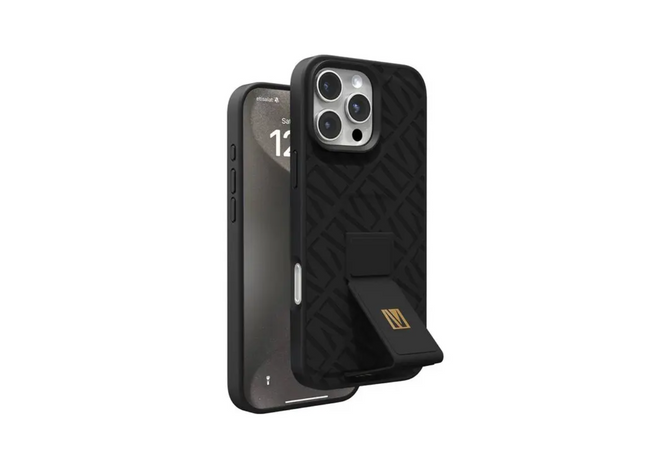Levelo Morphix Cuero Gripstand Case for iPhone 16 Pro Max