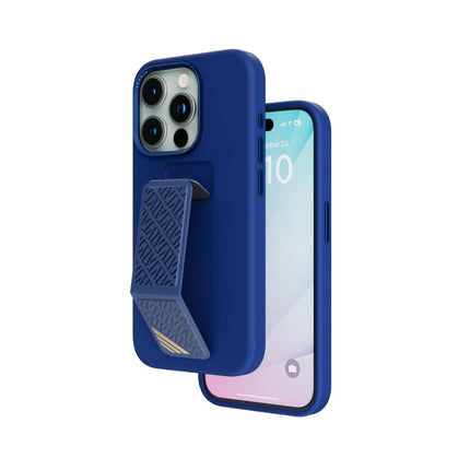 Levelo Morphix Silicone Case with Leather Grip for iPhone 15 Pro