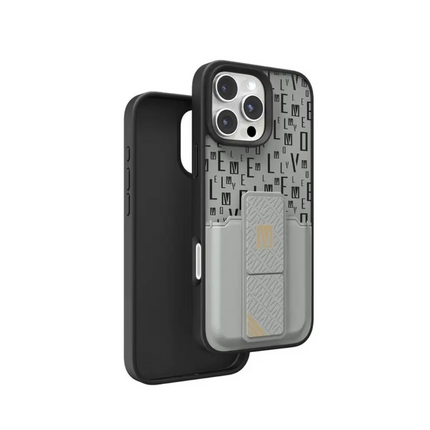 Levelo Morphix Gripstand Case with Cardholder for iPhone 16 Pro