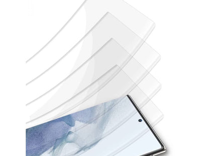 Green 3D Curved Round Edged Glass Screen Protector for Samsung Galaxy S22 Plus - Clear