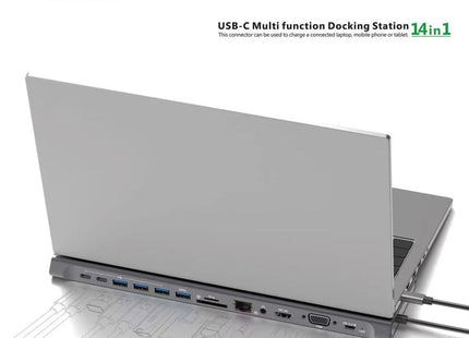 Go-Des  14-in-1 USB-C Multifunction Docking Station