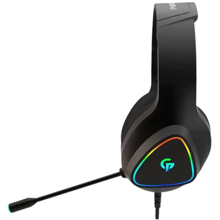 Porodo Gaming E-Sports High Definition RGB Headphone - Black