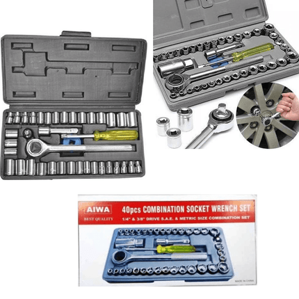 Stainless steel wrench set